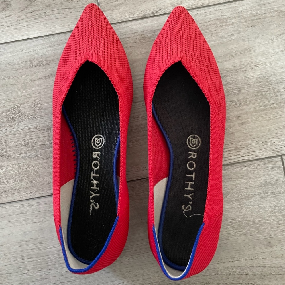 Rothy's Bright Red Point -- Great Condition